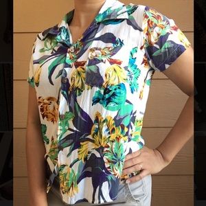 Floral Hawaiian shirt